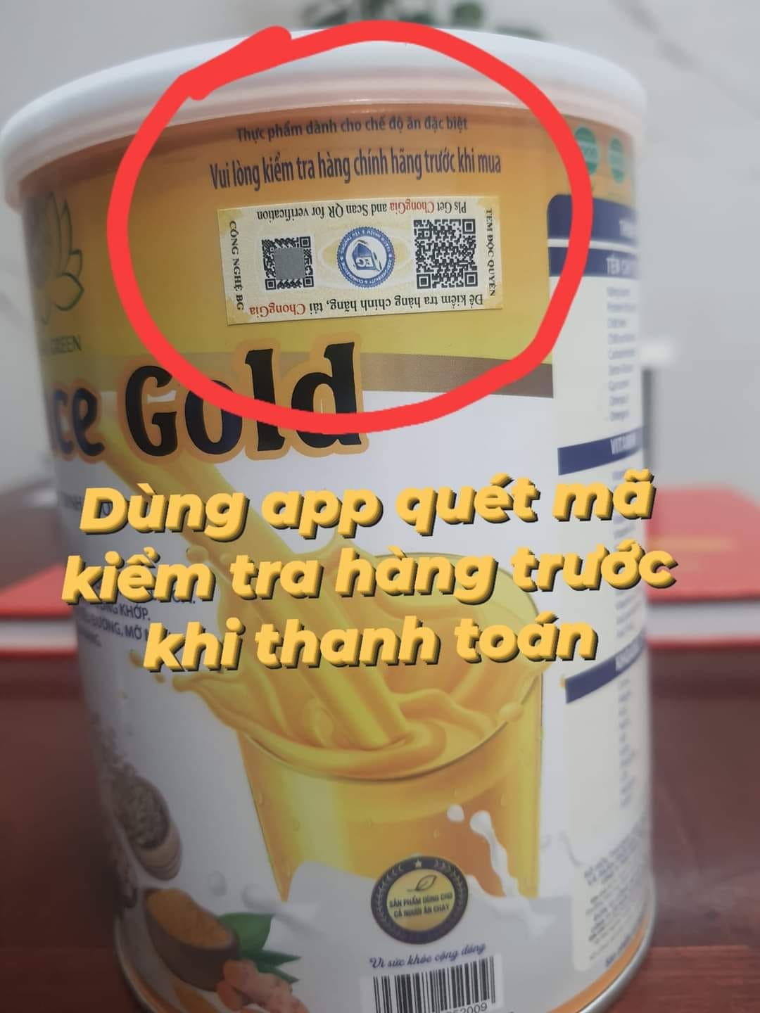 Quét tem chống giả trên bao bì sản phẩm