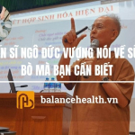Tiến Sĩ Ngô Đức Vượng Nói Về Sữa Bò Mà Bạn Cần Biết