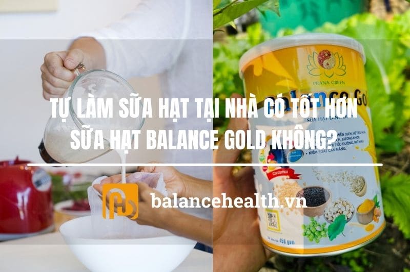 Tự Làm Sữa Hạt Tại Nhà Có Tốt Hơn Sữa Hạt Balance Gold Không?